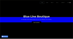 Desktop Screenshot of bluelineboutique.com
